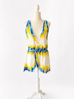Tropicália Hand-Painted Wrap Dress – One-of-a-Kind